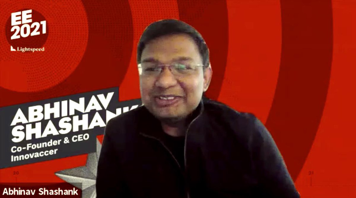 It’s not every day that you get to pick the brains of  @abhinavshashank. We were privileged to get a front row seat to  @innovaccer’s remarkable story of grit, humility and extreme clarity of purpose and ambition. Key takeaways from the masterclass in thread   #TestyTuesday (1/13)