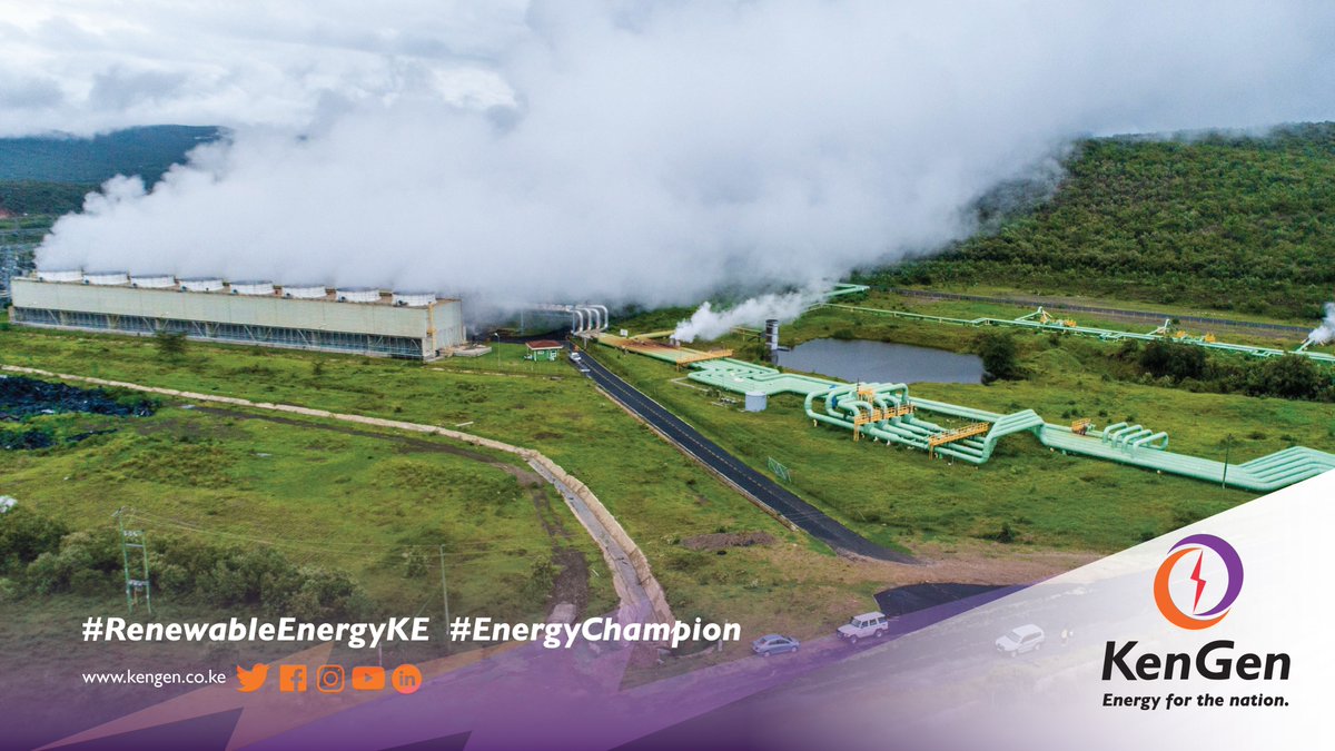 1/4 Guided by our corporate strategy, we continue to augment global efforts towards reducing carbon footprints by increasing generation capacity from renewable sources with a focus on geothermal.  #UnitingBusiness  #SustainableKenGen ^ZB