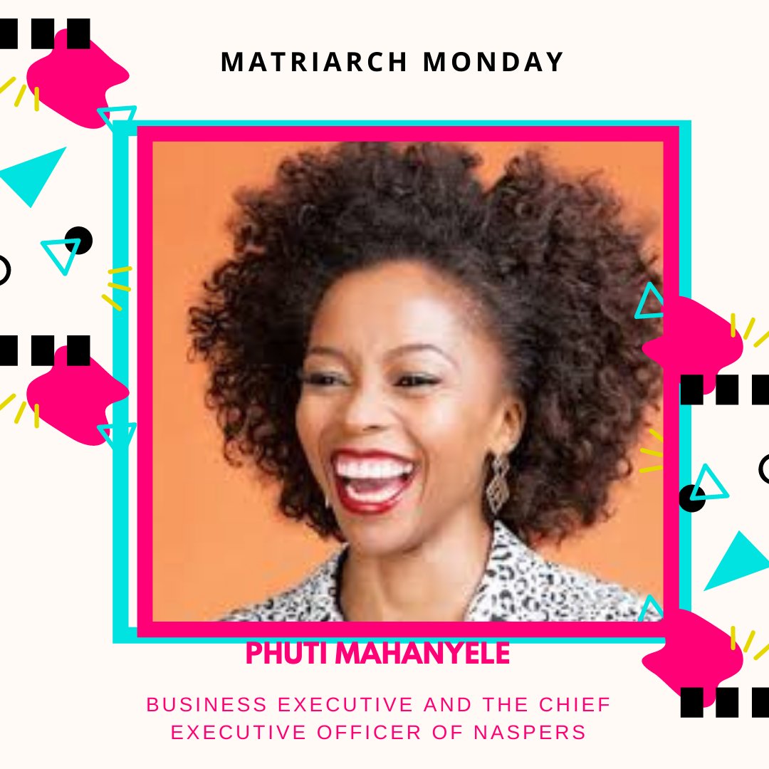 KaleKomm's tweet photo. @PhutiMahanyele , a business executive who became the  first Black African to run @Naspers . She has noted as Forbes Woman Africa "Business Woman of the Year" in 2014 and All Africa Business Leaders Awards  “Business Woman of the Year” in 2019. 
#kalekomm
#matriachmonday https://t.co/GjnleeKXF5