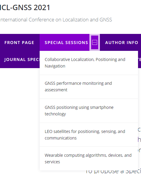 Share your #research #science in one of the Special Sessions <a href="/iclgnss/">ICL-GNSS</a> @TampereUni 

#hybrid #virtual #conference with <a href="/IEEEorg/">IEEE</a> <a href="/IEEE_AESS/">IEEE AESS</a> <a href="/IEEEXplore/">IEEE Xplore</a>

events.tuni.fi/icl-gnss2021/