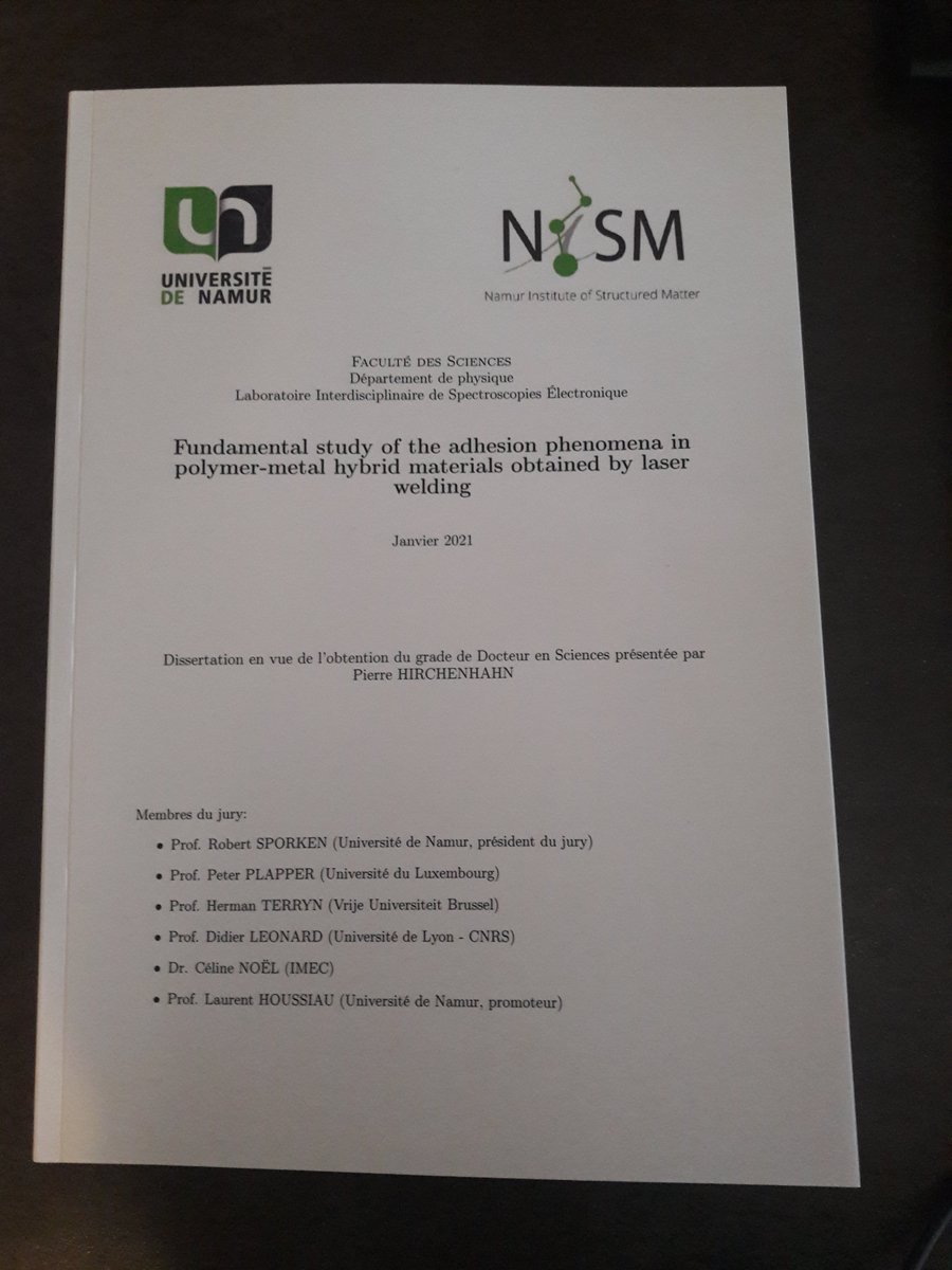 phirchenhahn's tweet photo. Ce vendredi 5 février 2021, mon travail de ces quatres dernières années a été couronné de succès avec l'obtention du grade de docteur en sciences
#PhD #Science https://t.co/CGIb8wea4J