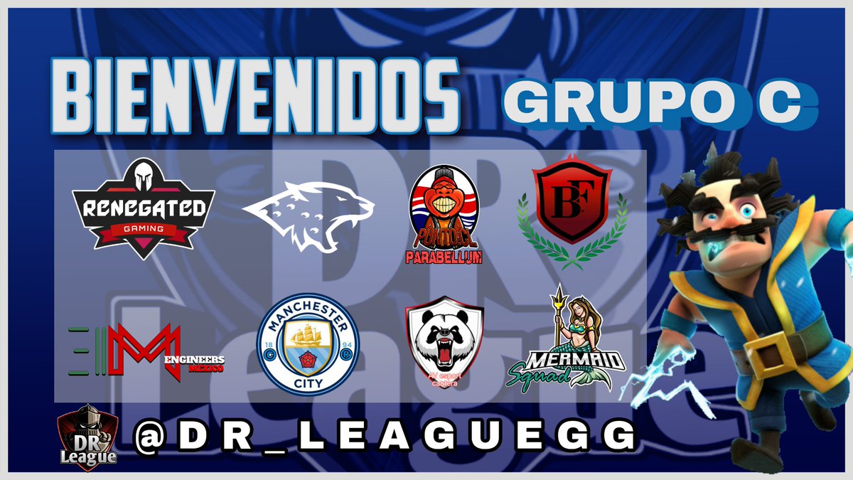 DR League (@dr_leaguegg) on Twitter photo #Bienvenidos #SegundaEdicion
Estos son los equipos que lucharán el el grupo C ¿Quienes Clasificarán?
🏆<a href="/RenegatedG/">Renegated Gaming</a>
🏆#ManchesterCity
🏆<a href="/MermaidSquadCR/">Mermaid Squad 🧜🐚</a>
🏆<a href="/EngineersMxico1/">Engineers México</a>
🏆@BlackFu82663846
🏆@EsportsBarcaGG
🏆@PUNTOCL_PBM
🏆<a href="/AVeSportCR/">AV eSport CR</a>
Mucha suerte a todos. #Bienvenidos #SegundaEdicion
Estos son los equipos que lucharán el el grupo C ¿Quienes Clasificarán?
🏆<a href="/RenegatedG/">Renegated Gaming</a>
🏆#ManchesterCity
🏆<a href="/MermaidSquadCR/">Mermaid Squad 🧜🐚</a>
🏆<a href="/EngineersMxico1/">Engineers México</a>
🏆@BlackFu82663846
🏆@EsportsBarcaGG
🏆@PUNTOCL_PBM
🏆<a href="/AVeSportCR/">AV eSport CR</a>
Mucha suerte a todos.
