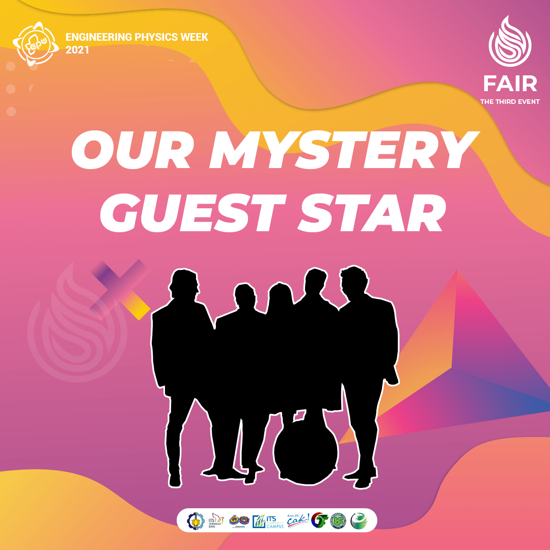 epw_its's tweet photo. [FAIR 2021: GUEST STAR]

The wait is over. Yang ditunggu-tunggu akan segera hadir nih!

Kira-kira siapa ya guest star untuk FAIR 2021? https://t.co/3s4gl1nnR2