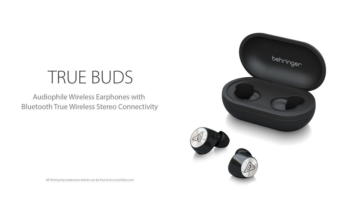 Behringer's tweet photo. TRUE BUDS
🔗 https://t.co/o3KeoC1jG4
In-ear earphones feature high-efficiency neodymium micro-drivers that provide incredible high-resolution performance – at a price that is very kind to every budget.
List Price: $55
#Behringer #TRUEBUDS #BUDSSeries #Bluetooth #Headphones https://t.co/kH2yf8Yoh6