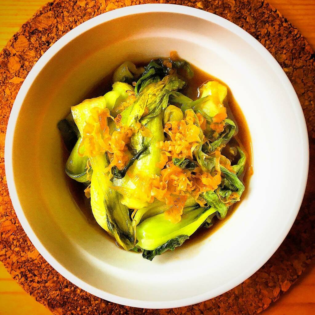 kikutaroid's tweet photo. 青梗菜とスルメ炒り煮
#青梗菜 #qinggengcai #bokchoy
#スルメ #surume #driedsquid #shredded
#ポン酢 #ponzu #soysaucewithcitrusjuice
#味醂 #mirin #little
#四川辣油 #sichuanchilioil
#お弁当 #bento https://t.co/R5bMQt1zBx https://t.co/Tr325WRrXX