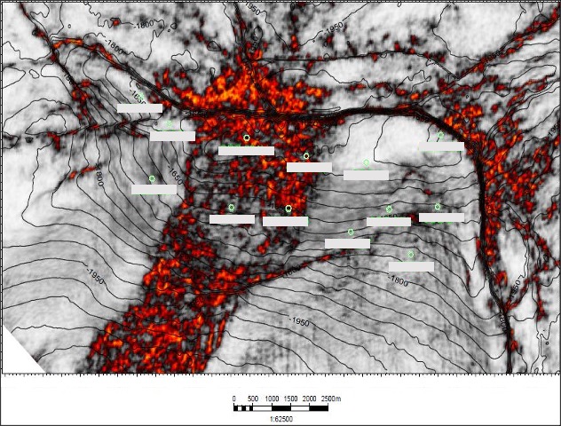 Si je vous raconte que cette patate rouge sur l’image nous montre le tracé d’une vallée tunnel sous-glaciaire de 2 km de large, à 3 km de profondeur sous le Sahara algérien, au milieu d’un gros champ de gaz… Allez petit  #thread  #géologie  #glaciaire pour en savoir + ! 