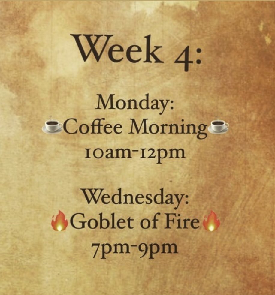 UCD Harry Potter Soc tweet media