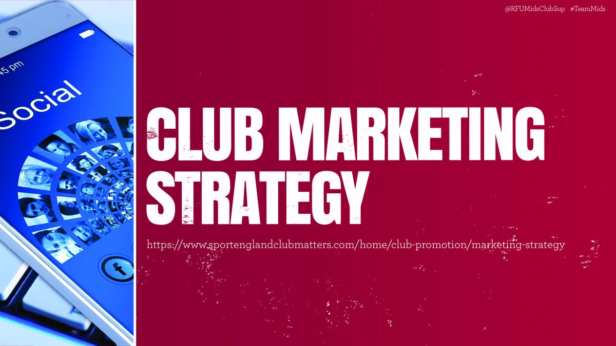 📆 ₕₒw ₐᵣₑ yₒᵤ ᵤₛᵢₙg ₗₒcₖdₒwₙ ₜᵢₘₑ?🤔

Great opportunity to look at what makes your club different, how to get the message to the right people

❓Have you got a MARKETING STRATEGY❓

For more info⤵️
🔗 bit.ly/36SXaWT
