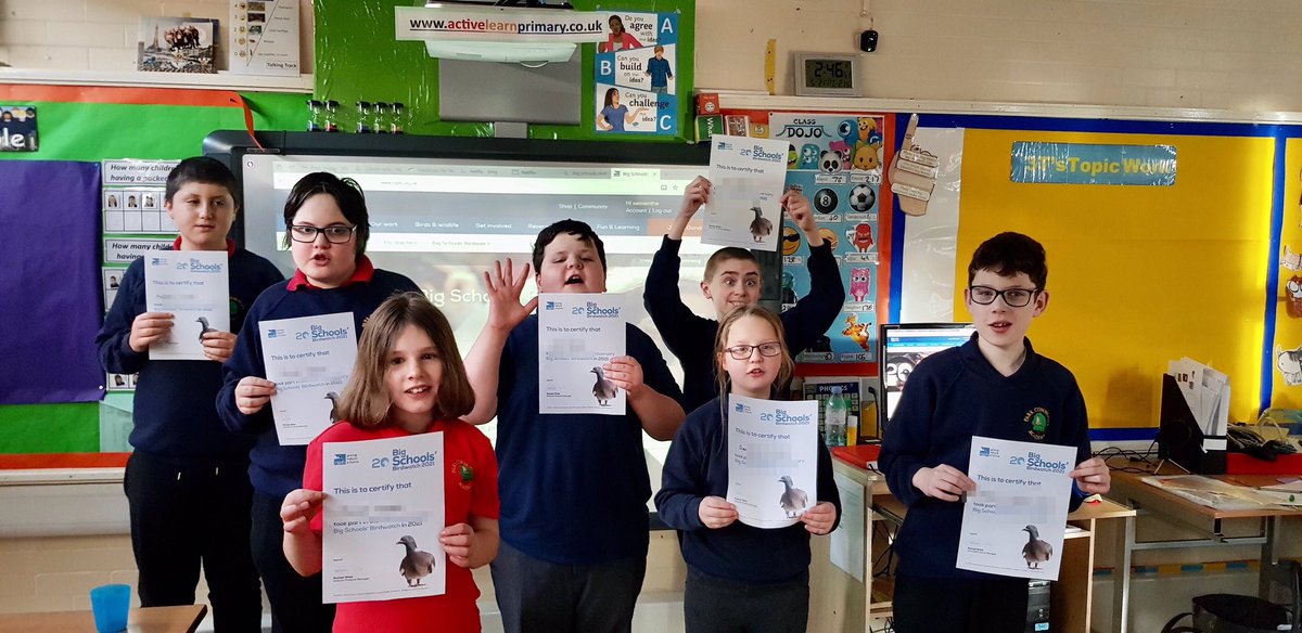 Pupils in KS3 have taken part in the RSPB 'Big Schools Bird Watch' and received certificates from the RSPB. Great work everyone! 🦅 @PCABlackpool 🐦 @Natures_Voice 🦅 @EcoSchools 🌍 #ecoschools #bigschoolsbirdwatch