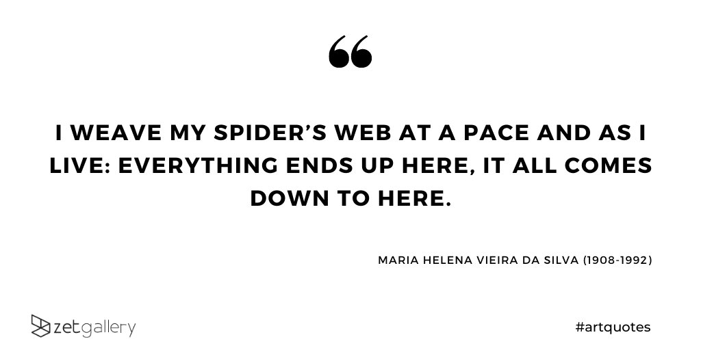 zetgallery's tweet photo. #zetgallery #artgallery #dstgroup #artquotes #MariaHelenaVieiradaSilva #artist #arte #art #painting https://t.co/zbEtyU5mlf