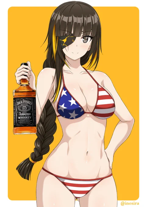 星条旗ビキニ姿のM16A1
pixivリクエストありがとうございます。
資料少なくてイメージ固まるの苦労した。 