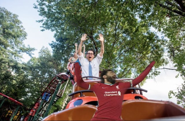 Just Salah enjoying the ride.