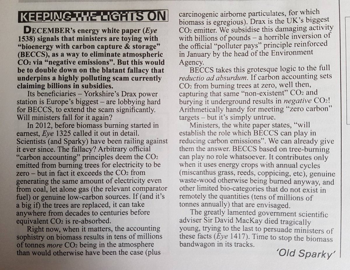 Private Eye described woody biomass as a 'highly polluting scam underpinned by a blatant fallacy'Getting Parc Calon to clean up this land would prevent harmful buried chemicals leaking into the estuary, polluting the waterIs it worth letting them pollute the air instead?6/6