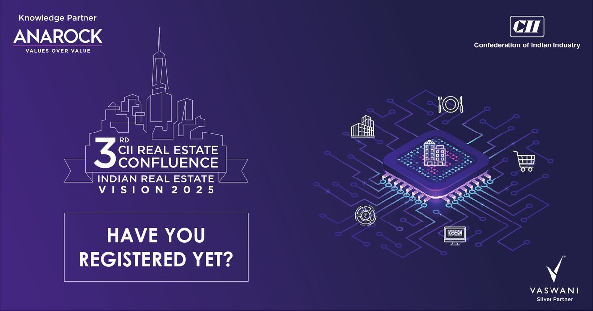 ANAROCK's tweet photo. Gear up for the biggest Real Estate virtual event of 2021! Let's decode how our sector is embarking on a new path with leading names of #IndianRealEstate Click here to register: https://t.co/0TMfGIs2mn #KnowledgePartner #SaveTheDate #ResidentialRealEstate #RegisterNow #Hive https://t.co/ajWkGWl3Lo