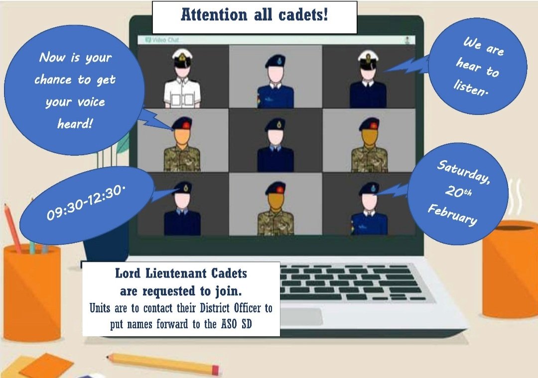 Eastern Area Cadet Forum.
From the FSLC - This is an opportunity for our cadets to have their voice heard, get involved in discussions and enjoy some fun activities 😀 <a href="/Captain_SCC/">Captain Sea Cadets</a> <a href="/EasternArea_SCC/">Eastern Area Sea Cadets</a> #CadetsVoice