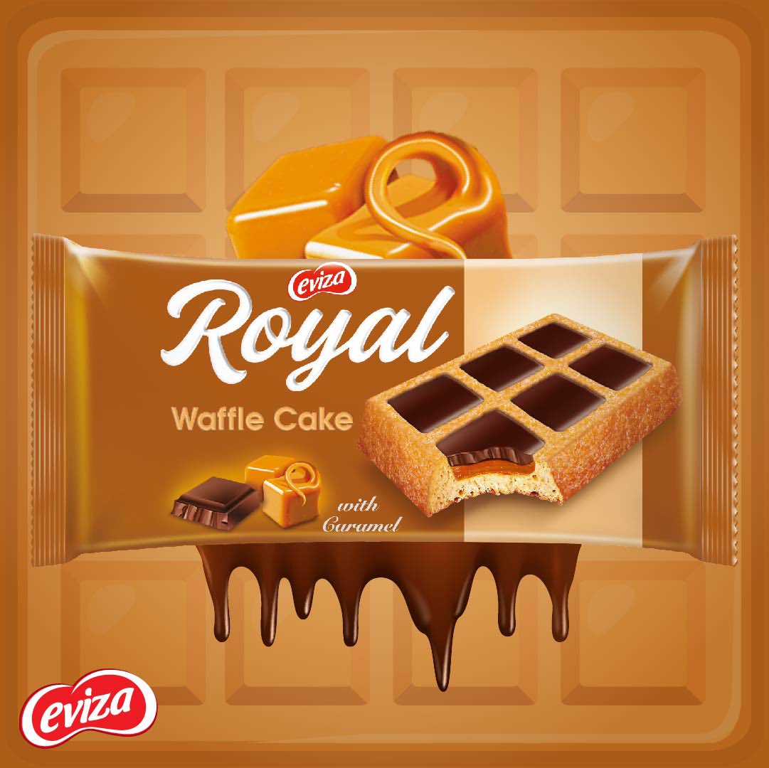 Eviza on Twitter: "Royal Waffle Cake with delicious taste caramel. . # ...