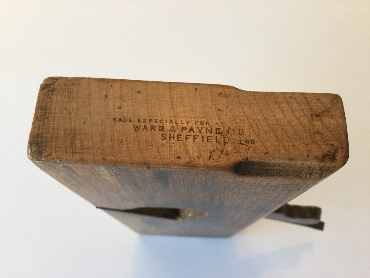 oldschooltools's tweet photo. So Ward & Payne went out to the Austrians to make and test blocks for their wooden planes and just made the irons @AndyWoodturner who would have thought #woodenplanes #planemaker #oldtools https://t.co/uKKOI9gS1r