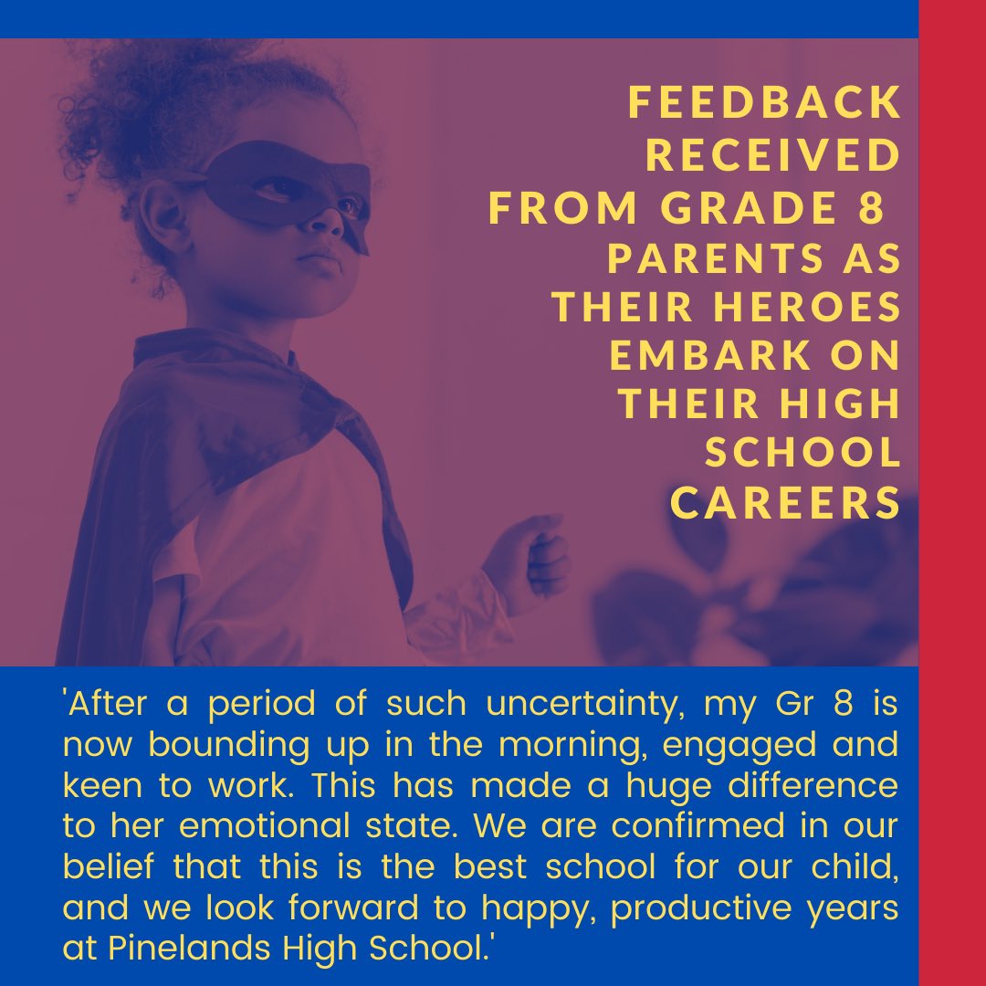 What our Pinelands High School parents have to say...