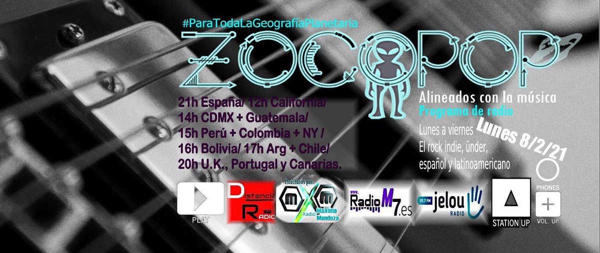 zOcOpOp_Radio's tweet photo. Ey!#zOcOnáutas🔴8/02-Zocopop👽#ParaTodaLaGeografíaPlanetaria!
🆓Con:#Inzul,@Refugio19,Vüho,@Quintoelementof,@MusicCenit,#ElGordoCañonyLaPoxiband,@somosembusteros,Mauri,@SonogramaGrupo, @tri_inverso,@ToboganAndaluz, @JovenDolores, @cerrodublin,#ElBosqueInterno,La Sonrisa del Lobo https://t.co/MJkCmz1PvS