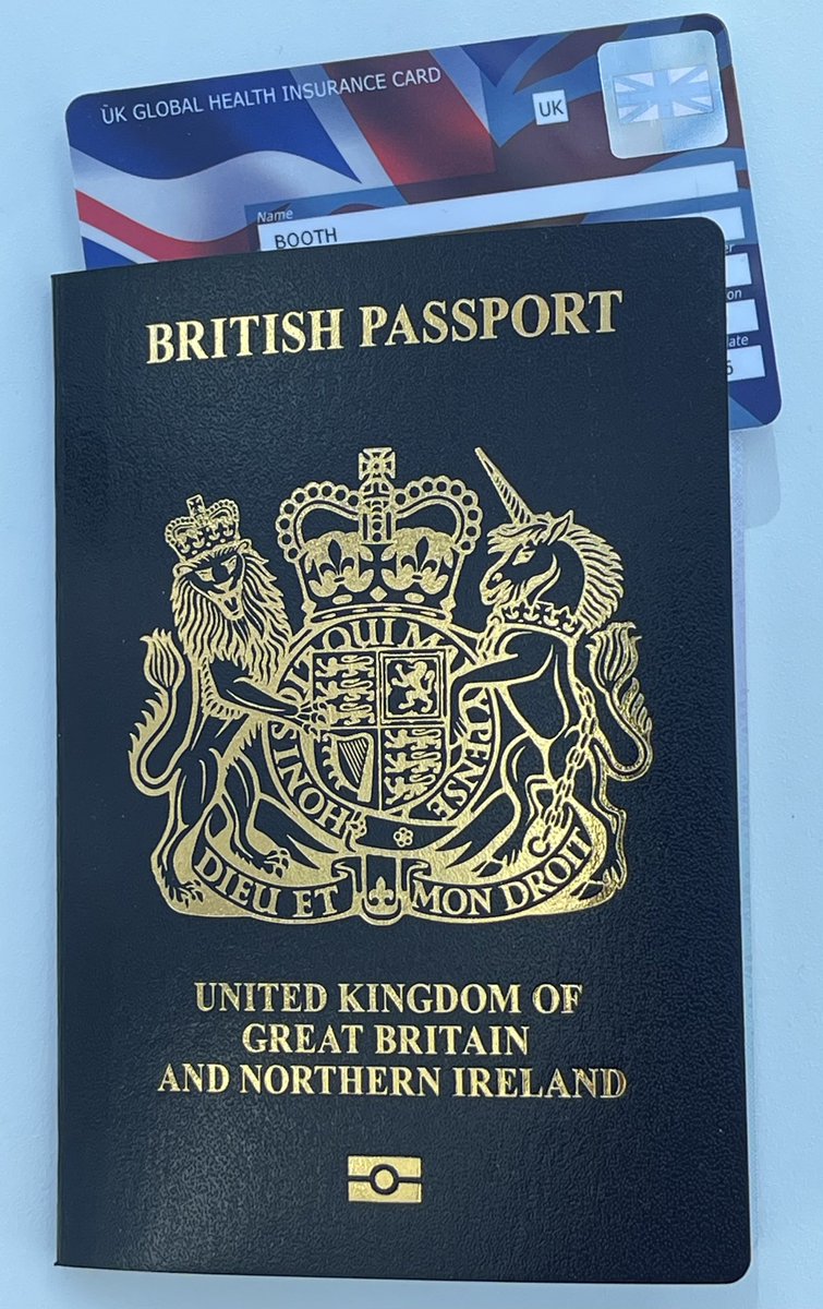 TheLordBooth's tweet photo. New passport, new Global Health Insurance card! Ready & Waiting! #willbeover #passport #globalhealthinsurancecard https://t.co/RTHvxLMTLj