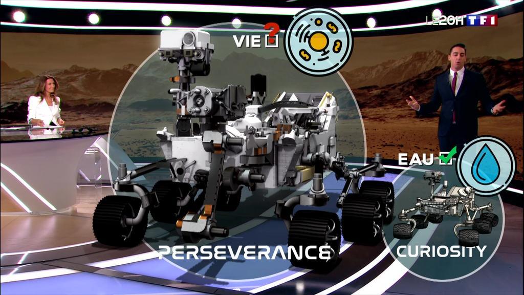 TF1Info's tweet photo. DEMAIN EN 3D - Focus sur la mission du robot Perseverance sur Mars https://t.co/u8i52iPdYi https://t.co/Bn9bofgsum