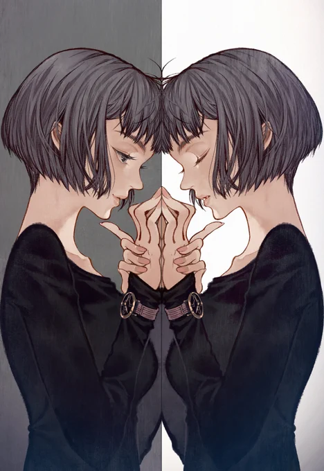 #これでフォロワーさん増えました 

横顔多め。精進します。 
