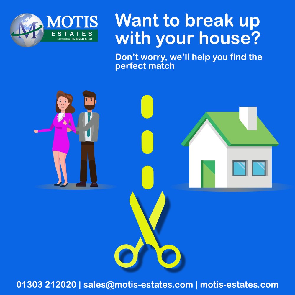 Want to break up up your house? Don't worry, we'll help you find the perfect match.
For a free appraisal just enter your postcode via the link for an indication of what your property is worth. zcu.io/REWy #folkestone #hythe #hawkinge #agent #property