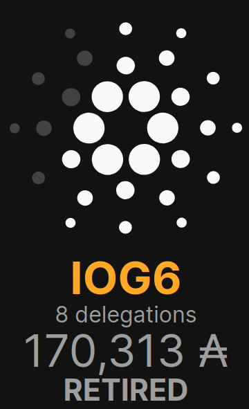 7) Retired  #Stakepools ThreadPool: IOG6Stake: ₳170kStakers: 8You are not earning any rewards  #Staking to RETIRED POOLS. Re-delegate elsewhere to earn rewards again.Many great pools to choose from!Retweet for exposure . . . #Cardano  #ADA  $ADA