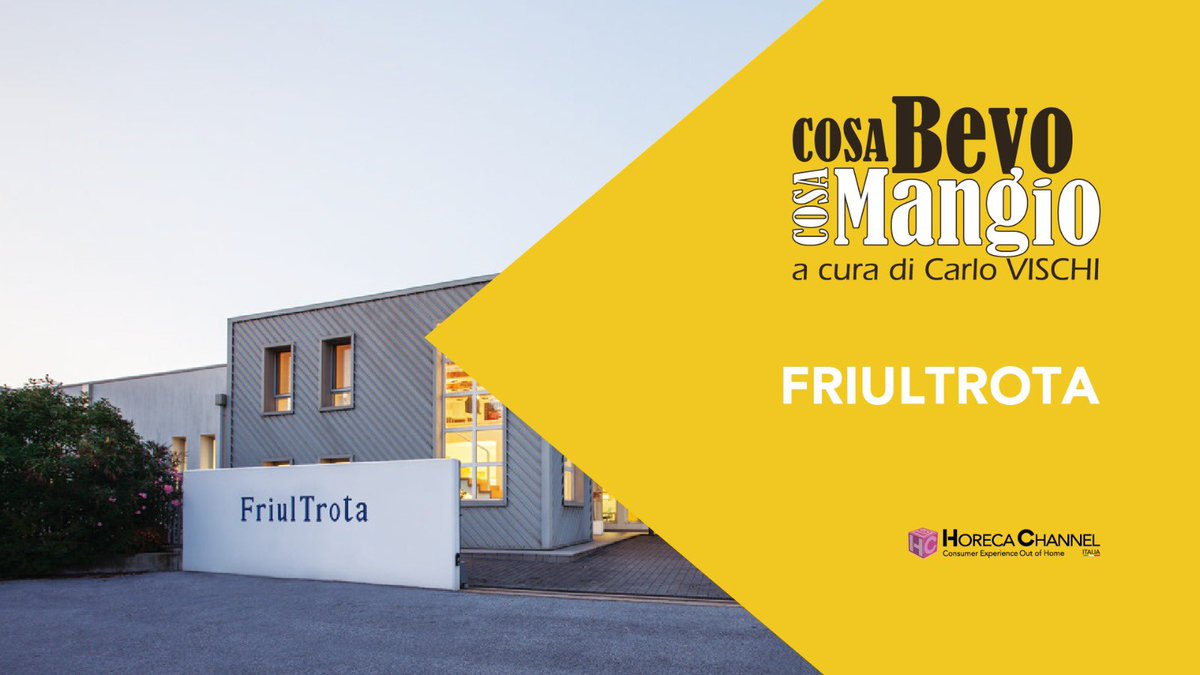 Domani nella rubrica di <a href="/CarloVischi/">Carlo Vischi</a> “Cosa mangio cosa bevo” verrà presentata <a href="/FriulTrota/">FriulTrota</a> a cura di Valentina Ursic #friuli #fvg #agroalimentare