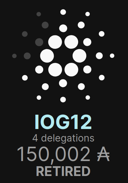 13) Retired  #Stakepools ThreadPool: IOG12Stake: ₳150kStakers: 4You are not earning any rewards  #Staking to RETIRED POOLS. Re-delegate elsewhere to earn rewards again.Many great pools to choose from!Retweet for exposure . . . #Cardano  #ADA  $ADA
