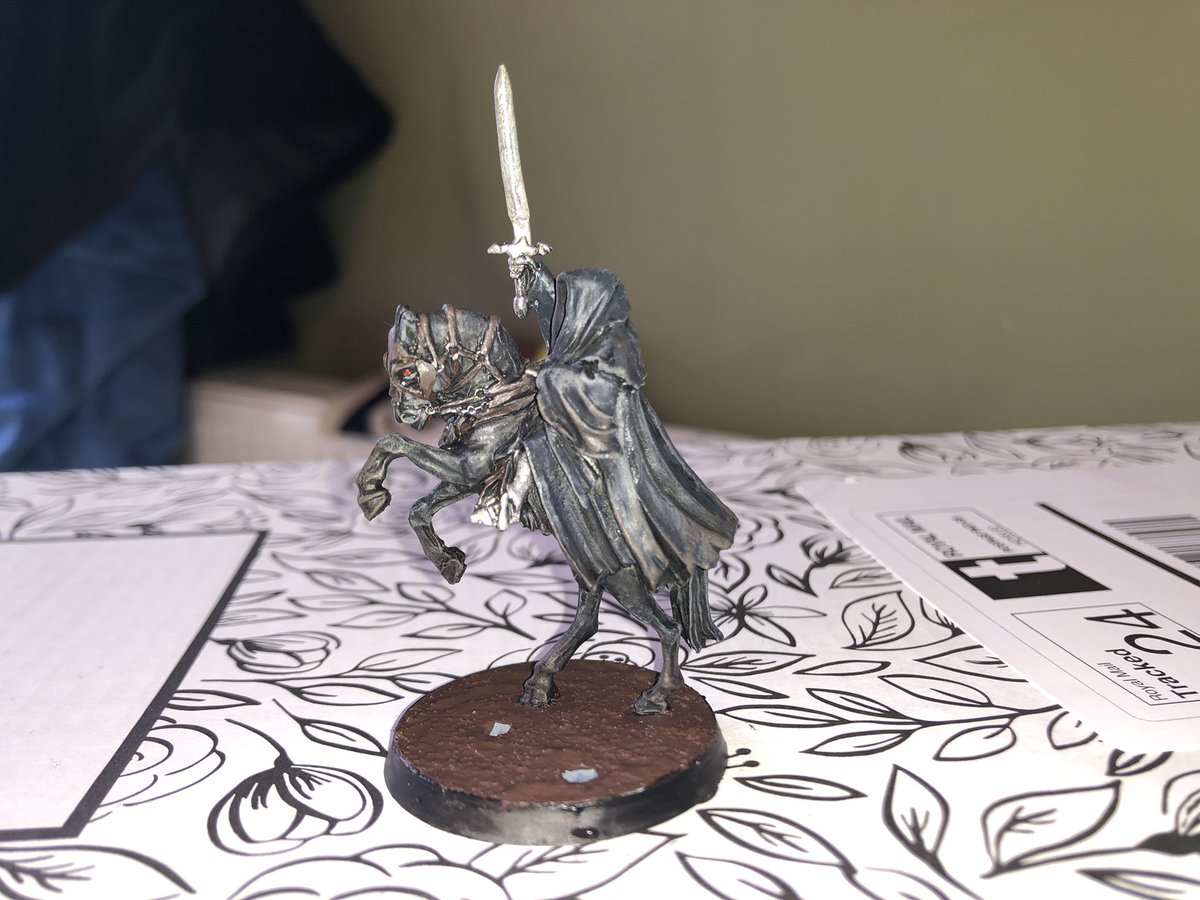 DaleySbg's tweet photo. Just waiting for some tufts, really quick paint job on him last night/this morning. 

#mesbg #lotr #lotrsbg #hobbitsbg #middleearthstrategybattlegame #middleearthsbg #paintingwarhammer #warhammercommunity https://t.co/GOLHKA5YPg