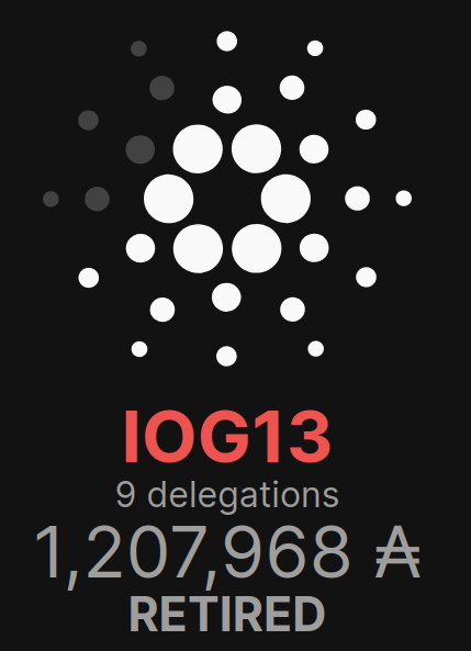 14) Retired  #Stakepools ThreadPool: IOG13 (unlucky for some)Stake: ₳1.2mStakers: 9You are not earning any rewards  #Staking to RETIRED POOLS. Re-delegate elsewhere to earn rewards again.Many great pools to choose from!Retweet for exposure . . . #Cardano  #ADA  $ADA