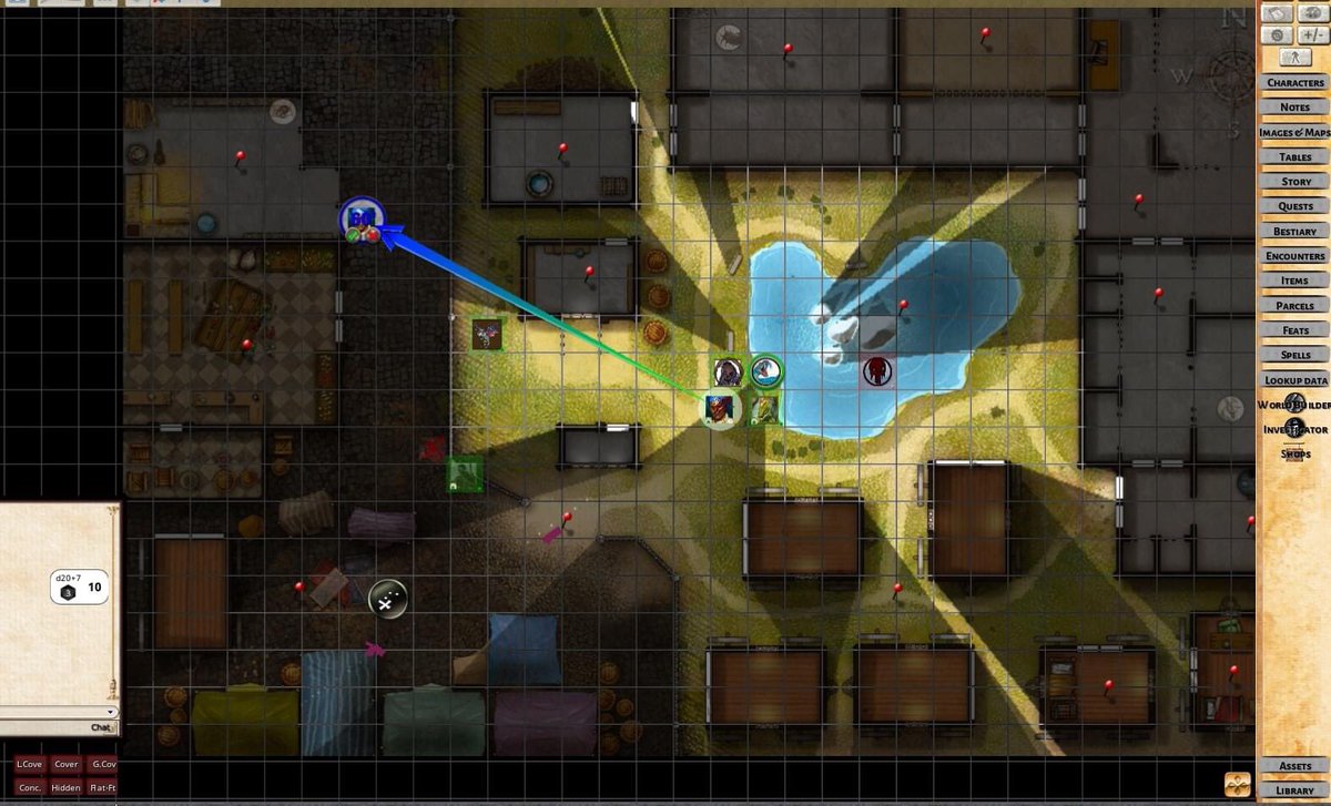 mo_fizhu's tweet image. My first session of pathfinder2e this year using FG unity for the first time #pathfinder2e #FGU