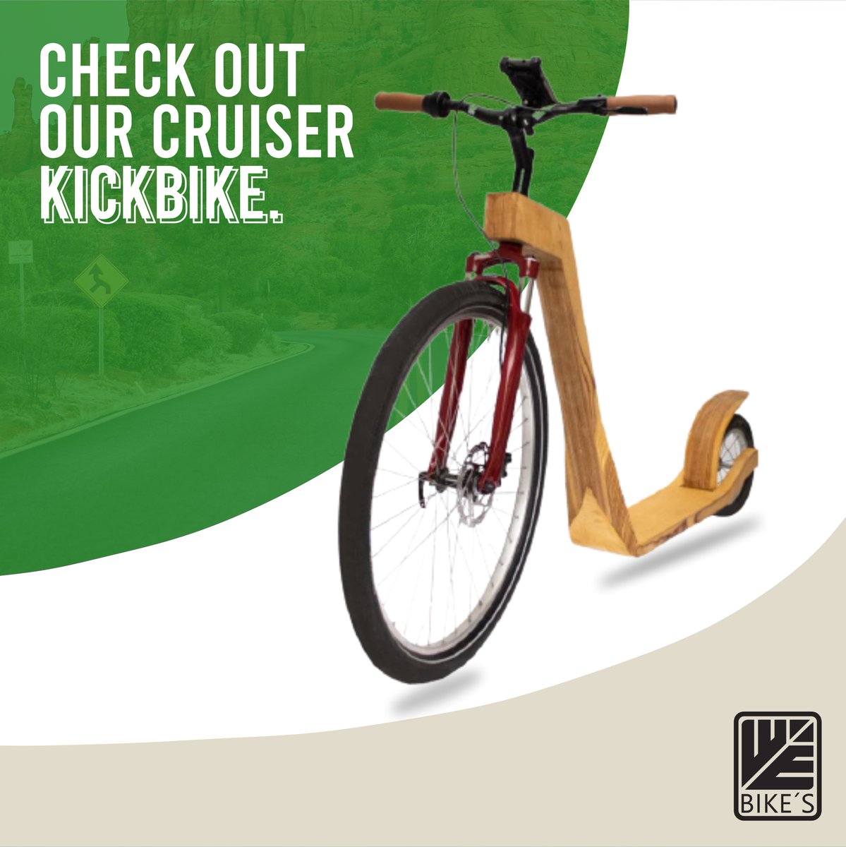 The Cruiser Kickbike is our all-around scooter for the young at heart and sporty motivated people. The massive, handcrafted frame ensures maximum stability and flexibility when driving.
----
🌐 wooden-kickbike.de
.
#woodenkickbikes #wooden #unique #handmade #webikes
