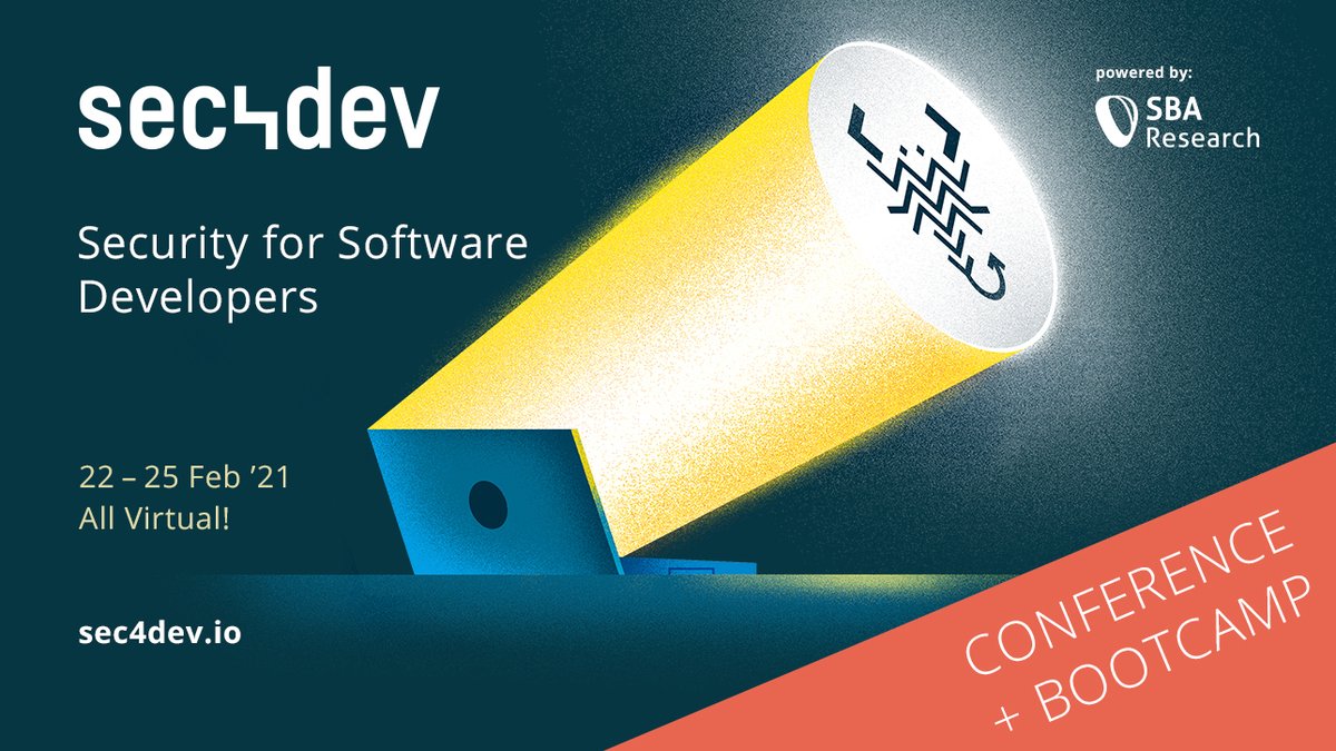 14 days to go - our 3rd edition <a href="/sec4dev/">sec4dev</a> <a href="/SBA_Research/">SBA Research - Science for better security</a> 
#securecoding #securityindev
sec4dev.io