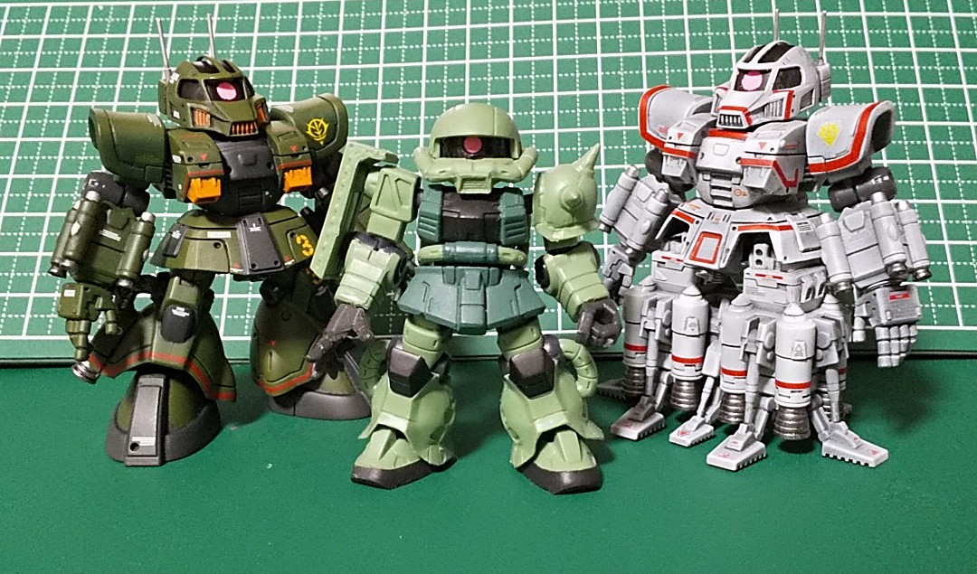 Amazon.co.jp: モビルスーツアンサンブル 00 全2種 シャア専用ザク