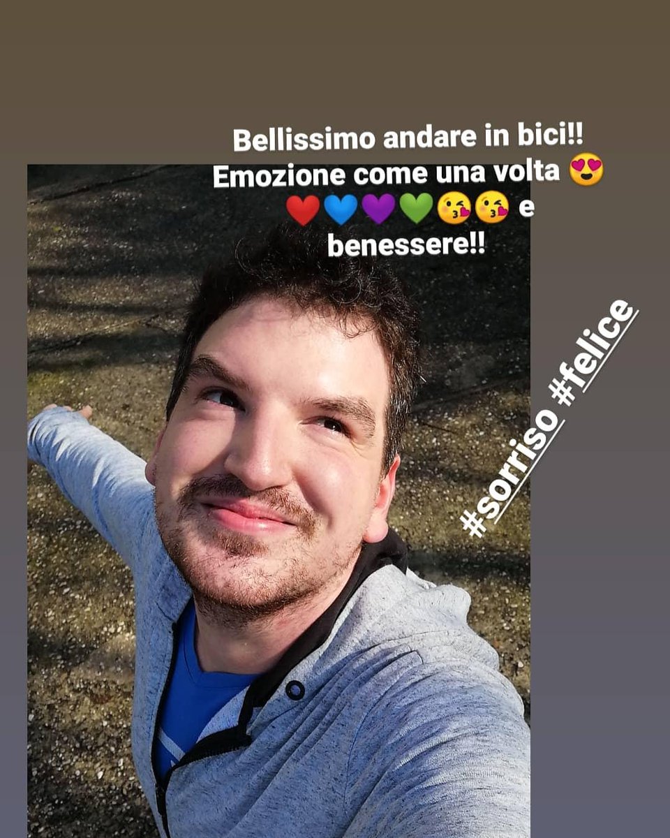 #giroinbicicletta #happy #bike 😍❤️💙💜💚🧡😘 #health #benessere