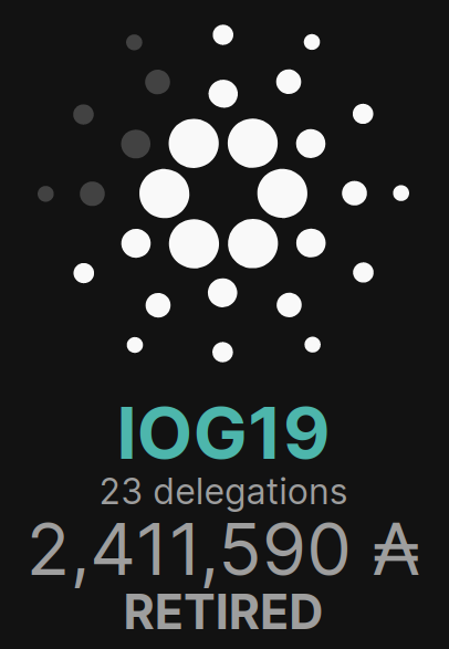19) Retired  #Stakepools ThreadPool: IOG19Stake: ₳2.4m (many Lambos PARKED!)Stakers: 23You are not earning any rewards  #Staking to RETIRED POOLS. Re-delegate elsewhere to earn rewards again.Many great pools to choose from!Retweet for exposure . . . #Cardano  #ADA  $ADA