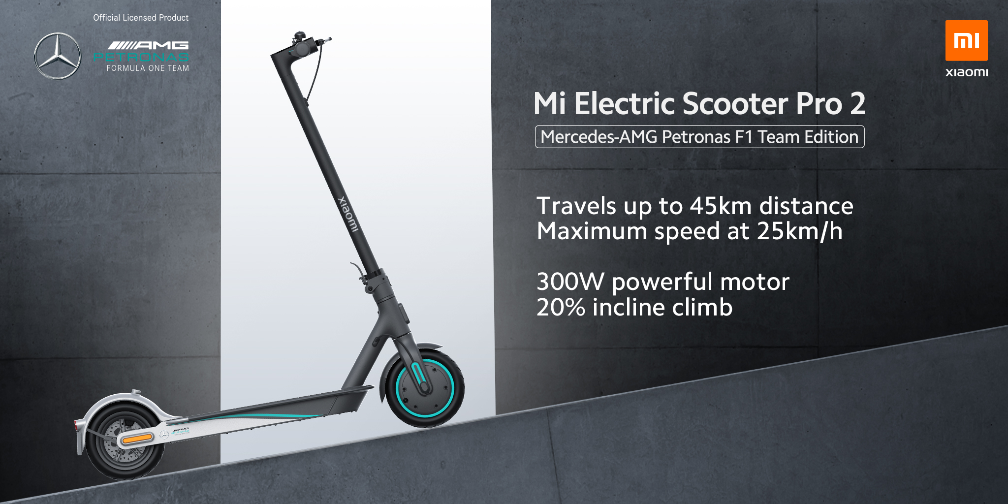 Xiaomi Mi Electric Scooter Pro 2 Mercedes AMG Edition