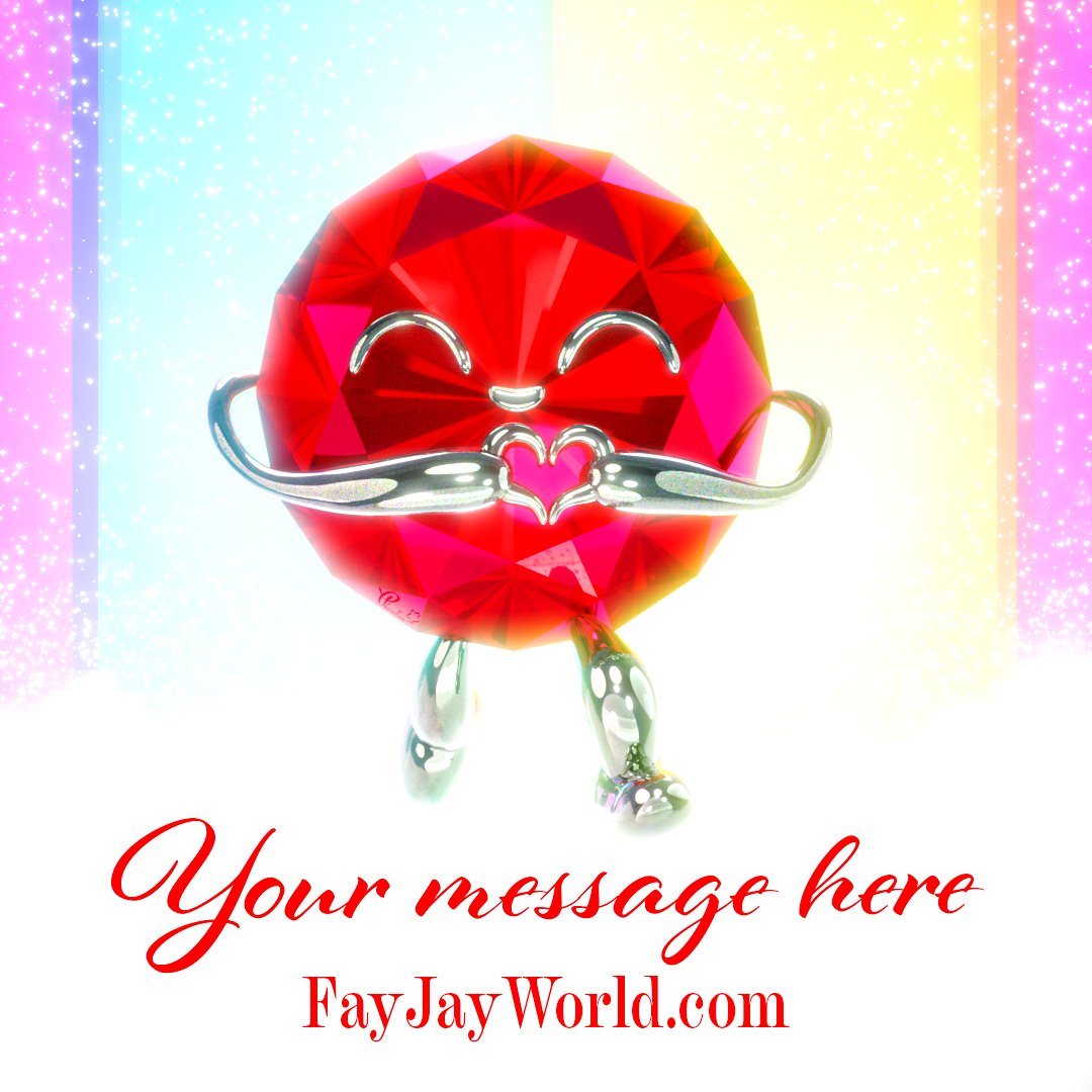 fayjayworld's tweet photo. Got something to say? Say it with art! πππ #3dillustration #blender #blender3d #valentines #gifts #giftideas #valentinegift #greetingcards #illustration #illustrator #photoshop #digitalart #digitalillustration #kawaii #art #ArtistOnTwitter #FayJay #fayjayworld https://t.co/I57tT9xrrD