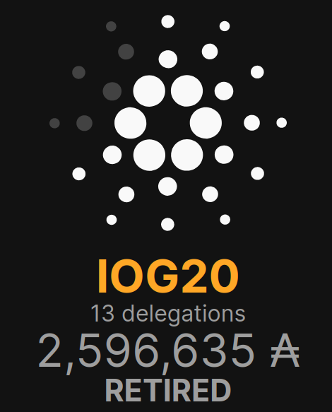 20) Retired  #Stakepools ThreadPool: IOG20Stake: ₳2.6m (many Ferraris!)Stakers: 13You are not earning any rewards  #Staking to RETIRED POOLS. Re-delegate elsewhere to earn rewards again.Many great pools to choose from!Retweet for exposure . . . #Cardano  #ADA  $ADA