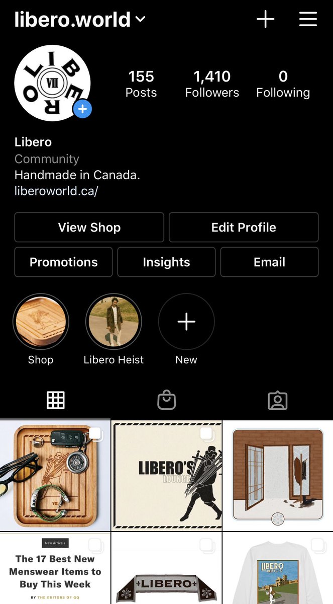 AdamAppugliesi's tweet photo. Twitter friends! Support your homie ! Smash that follow button for a wholesome Canadian handmade brand 🥂

spread the good word of Libero! https://t.co/wOdgUotfdU