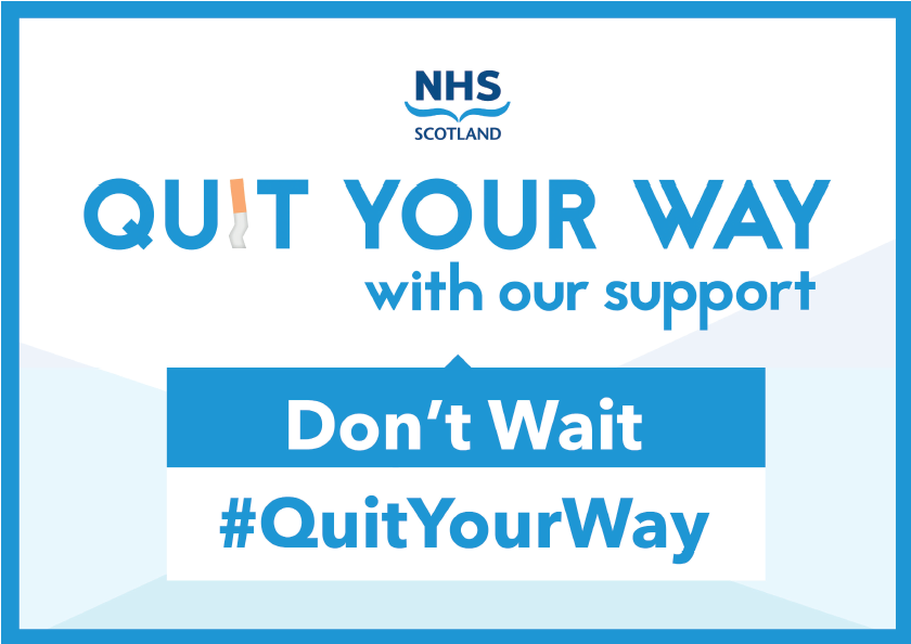 CoGCStuServices's tweet photo. Don't Wait to stop smoking! 🚭
Quit Your Way is a free NHS stop smoking service, where friendly advisers can be contacted in line with COVID restrictions for support.
ℹ️ Call 0800 84 84 84 or visit https://t.co/2YGeSOugGC
#NHSstopsmoking #GetSupportToQuit #DontWaitToQuit https://t.co/W3aqUiOSno