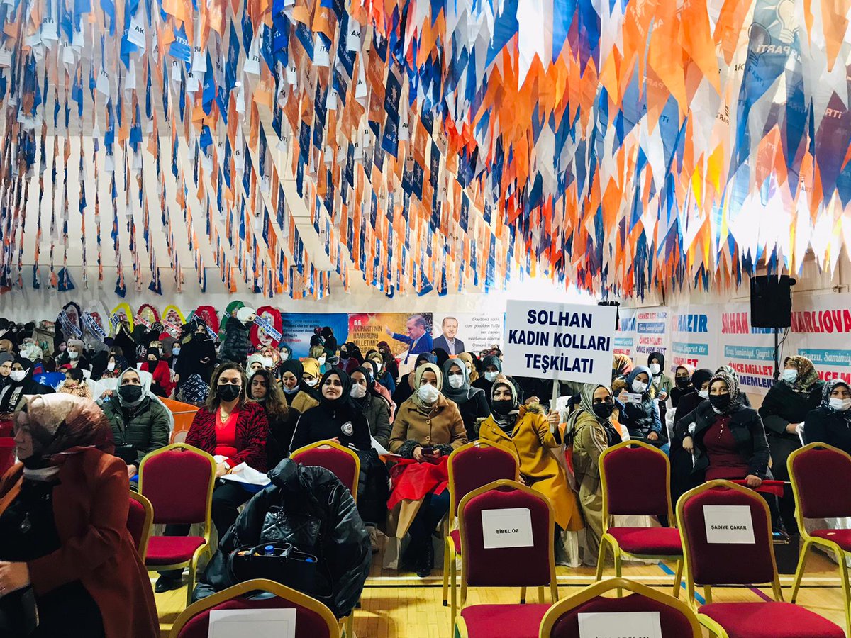 akkadinsolhan's tweet photo. Şenlik havasında geçen Kadın Kolları 6. Olağan İl Kongremiz Plan ve Bütçe Komisyon Başkanımız @_cevdetyilmaz İl Başkanımz @hsaglar Belediye Başkanımz @Erdalarikan12 ve teşkilatımızn yoğun katılımyla  gerçekleştirdik @BuralSeyma ve yönetimine hayırlı olsun 
   #İnandığınYoldaYürü https://t.co/UT1LT3eM9P