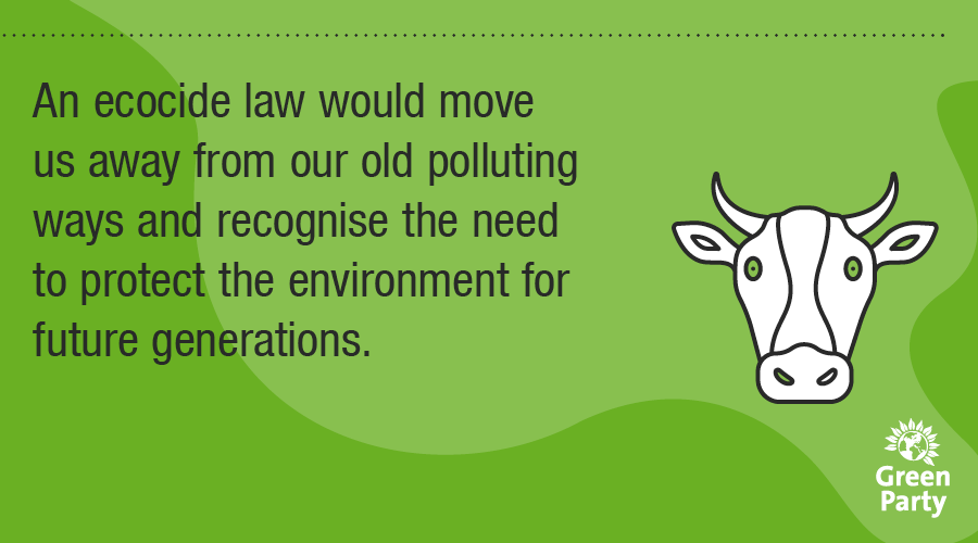 In doing so, we would be further protecting our nation for future generations and to prevent further wrongdoing against the natural world.