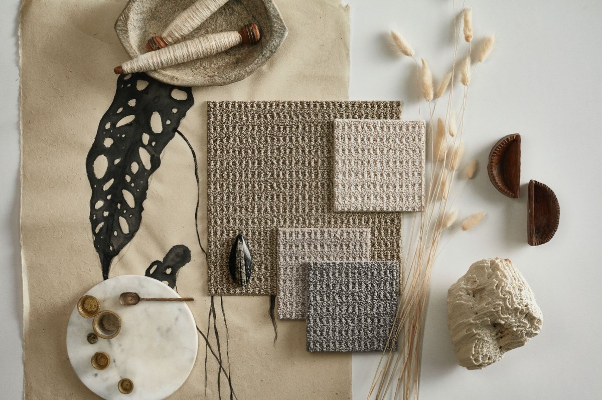 AndersonTuftex's tweet image. Classic Values, Modern Details ✨ Portofino provides an effortless sense of style. — Featured: Portofino in Plaza Taupe, London Fog, Creme Brulee, Muslin

#andersontuftex #carpet #subtlepatterns #subtletexture #newintro #home #interiordesign  #pattern #moodboard