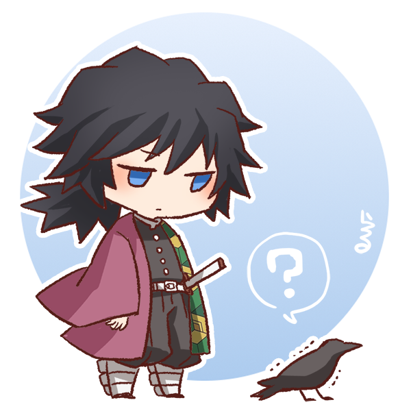 らるさんがTwitterに投稿した冨岡義勇(鬼滅の刃)のイラスト。