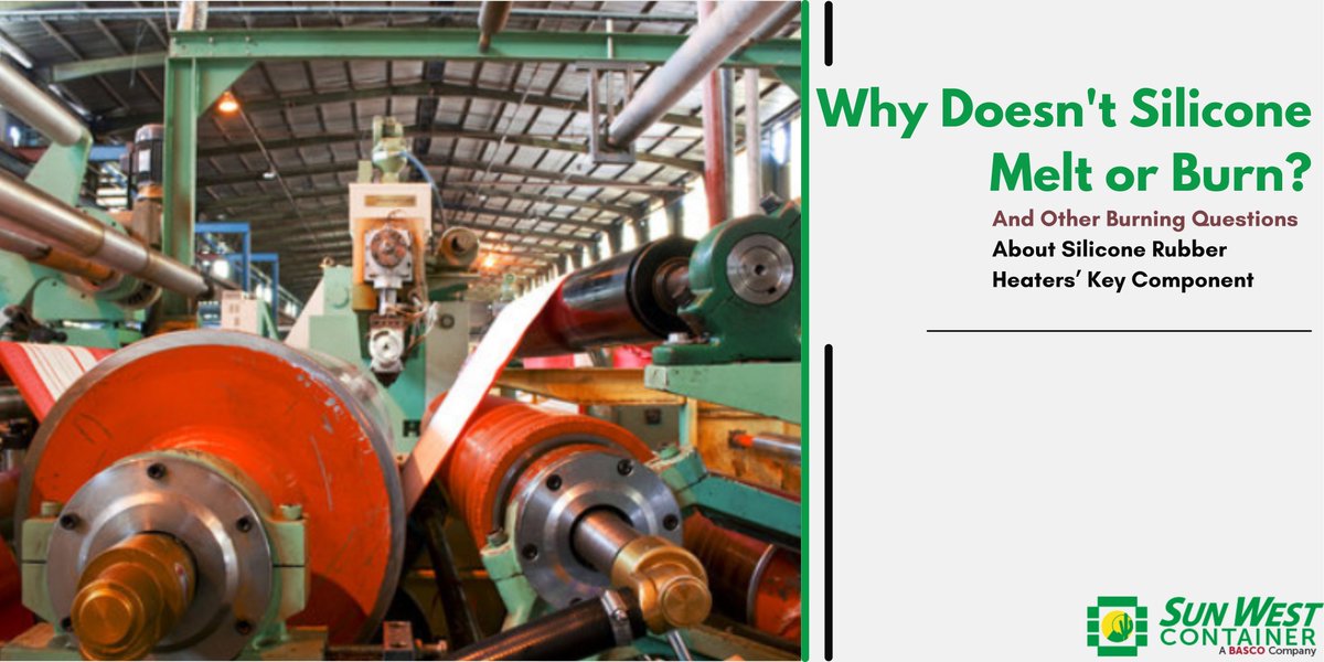 Today's #SunWest science lesson: Though tough silicone heaters safely warm products for #industrialheating applications, most don’t know about its fundamental element's chemical properties . Discover more: sunwestcontainer.com/blog/why-doesn…
#siliconebandheaters #flexiblesiliconeheaters