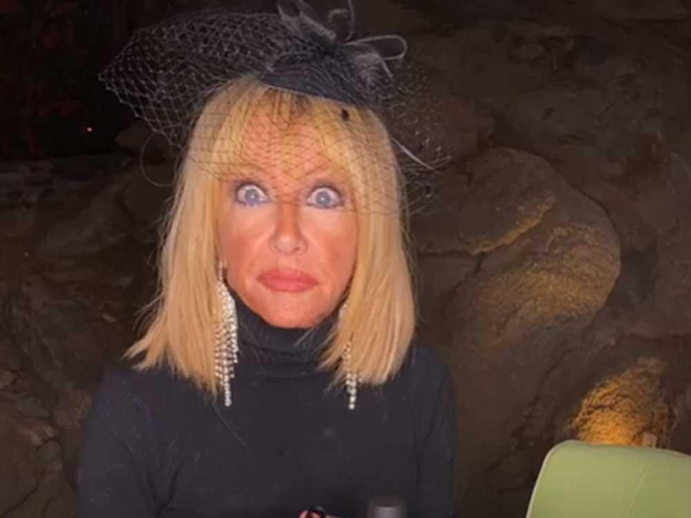 Nearly naked home intruder interrupts Suzanne Somers' Facebook Live video