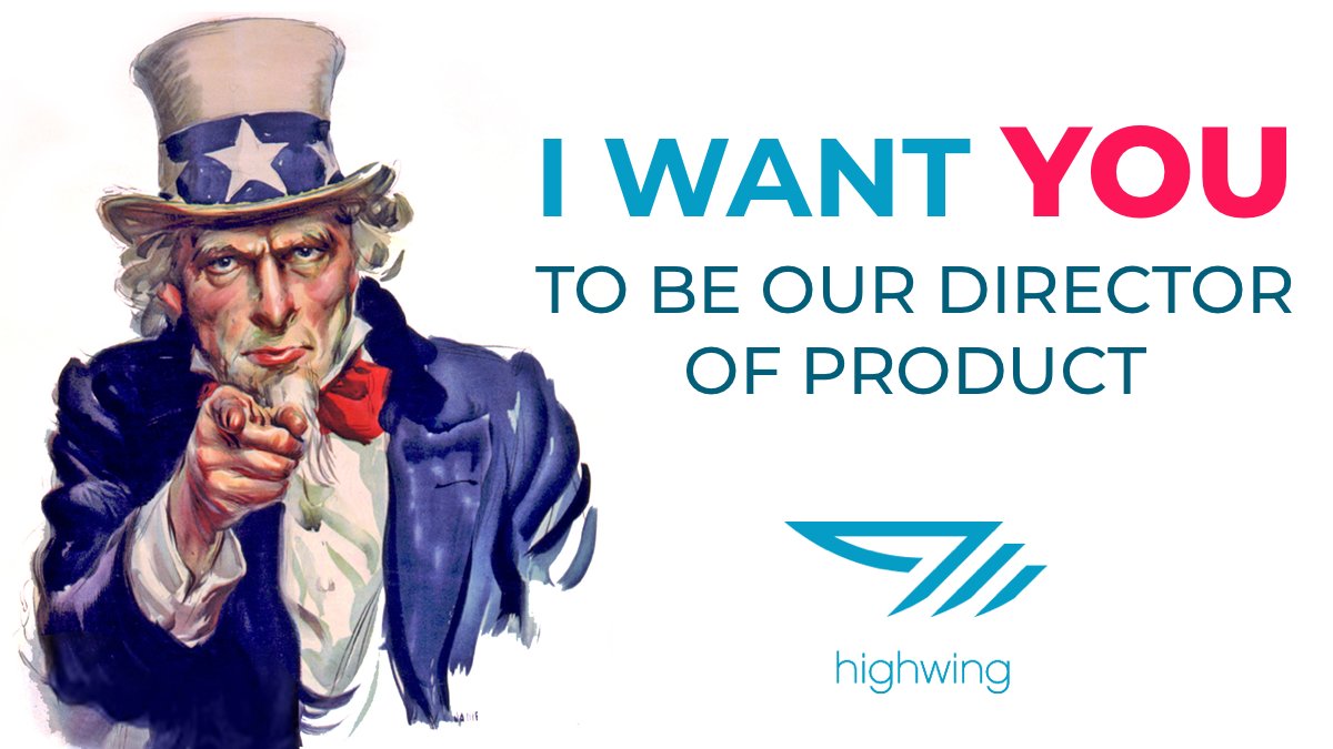 HighwingIO's tweet photo. Are you a creative problem solver who thrives with fast paced, innovative teams? Highwing is looking for a Director of Product. See our job openings and apply here: https://t.co/LryX4Dst7Y https://t.co/fvYc9UEIlK